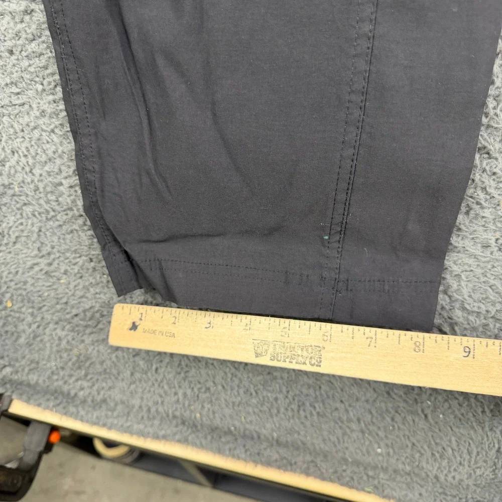Eddie Bauer First Ascent Mens Black Horizon Guide Chino Cargo Pants 35x32